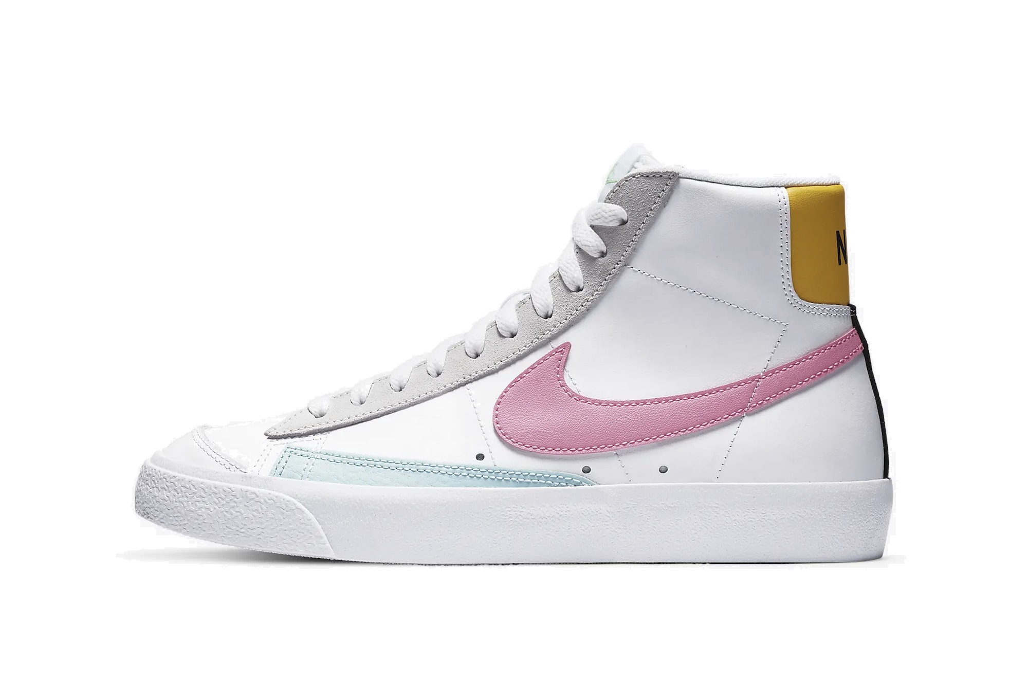 Nike Blazer Mid "Glacier Ice/Pink Glow" Sneaker Release Trainer Pastel Colorful 