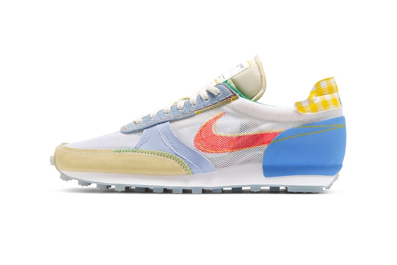 nike daybreak type n354 lost and found retro vintage mesh yellow blue sneakers korea release