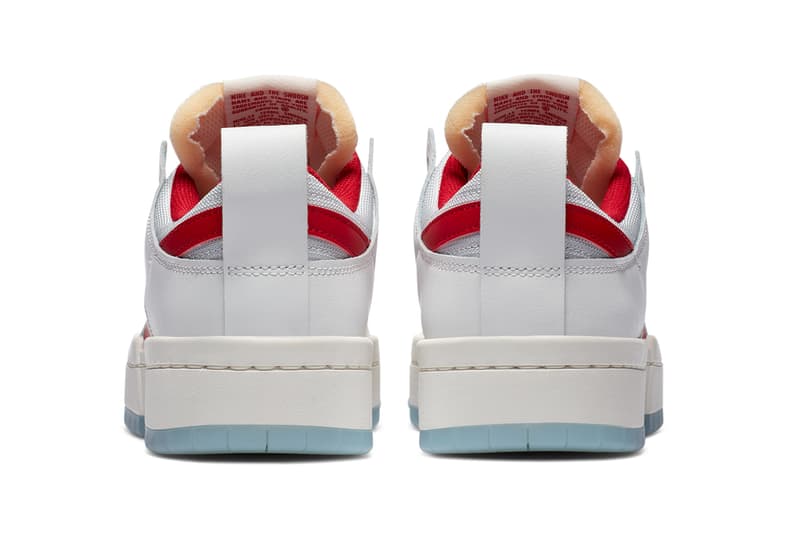 nike dunk low disrupt womens sneakers white red footwear sneakerhead shoes