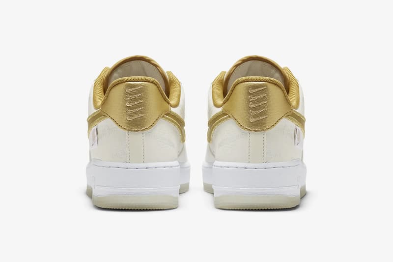 nike BRAND japan gold white air force 1 07 lv8 worldwide international leather platinum white