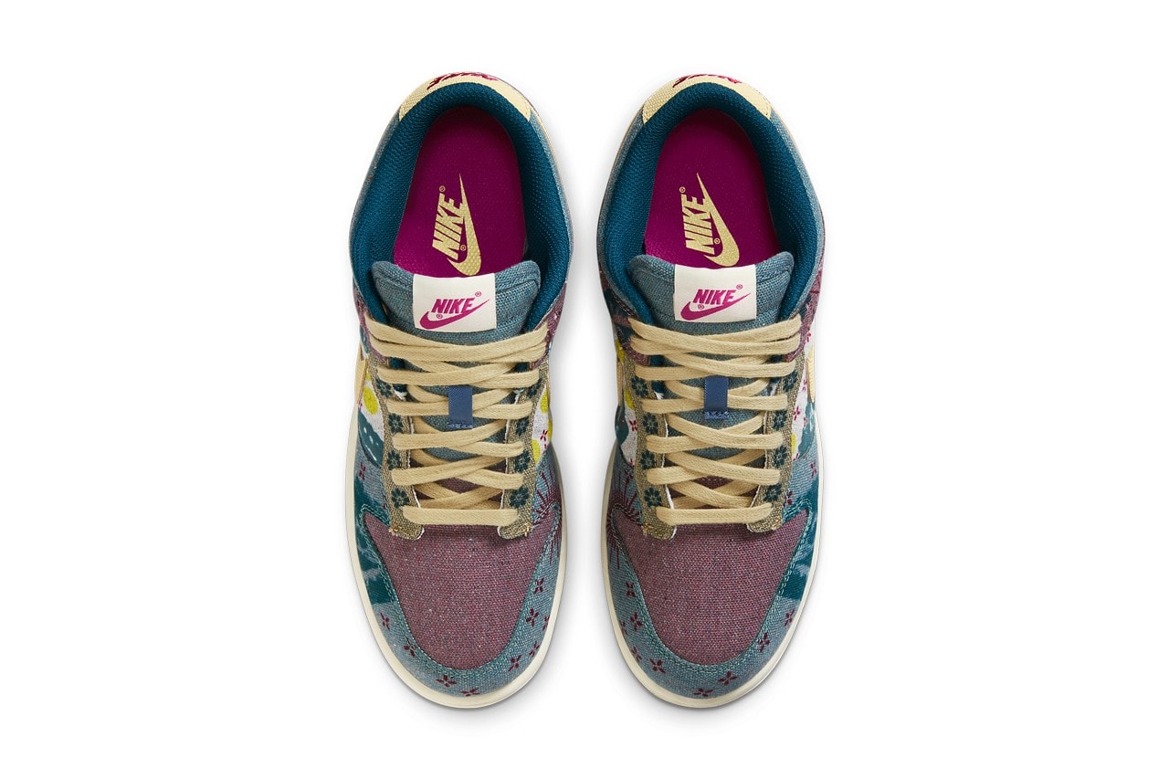 Nike Dunk Low Patchwork "Lemon Wash" Release Sneaker Trainer Launch Date 