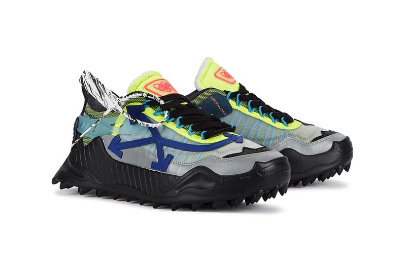 off-white odsy-1000 chunky sneakers new colorways release black blue red virgil abloh