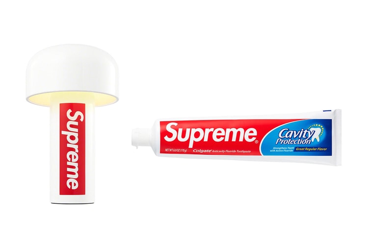 Supreme's FW20 Accessories Range From Toothpaste to Lamps to Chairs