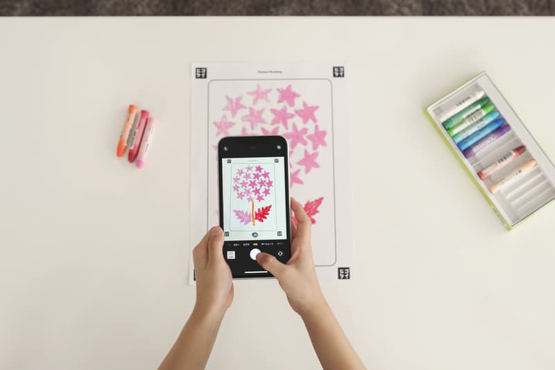 teamLab 'Flowers Bombing Home' Virtual Art Installation At Home Participate Draw Online YouTube live