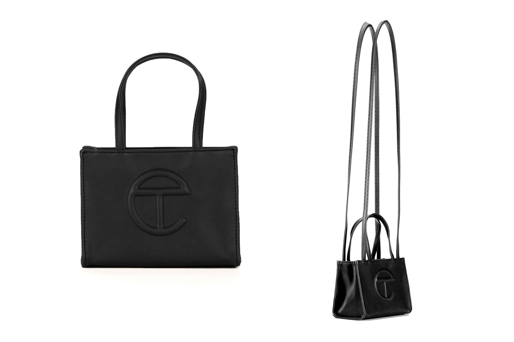 telfar small black bag designer purse mini 