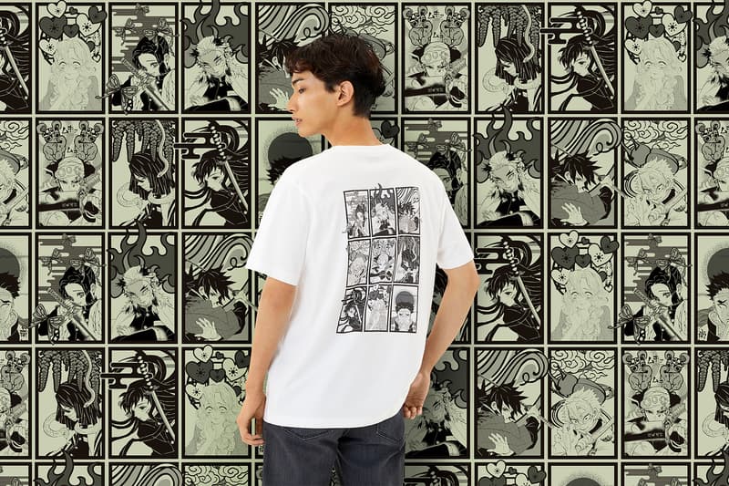 uniqlo ut demon slayer collaboration t shirts tees anime manga