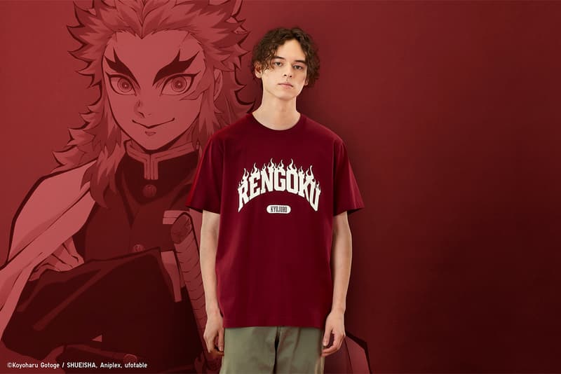 uniqlo ut demon slayer collaboration t shirts tees anime manga