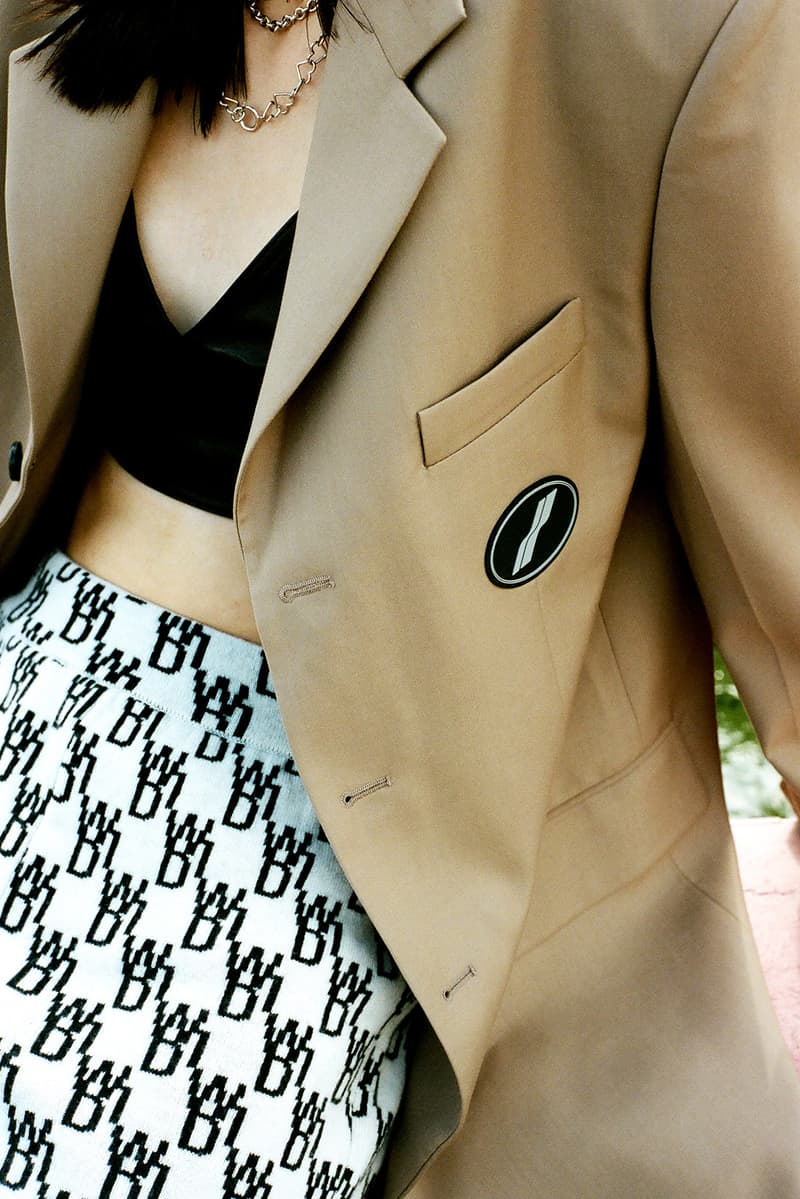 we11done fall winter lookbook editorial logo t-shirt blazers jackets pants hbxwm dami kwon jessica jung