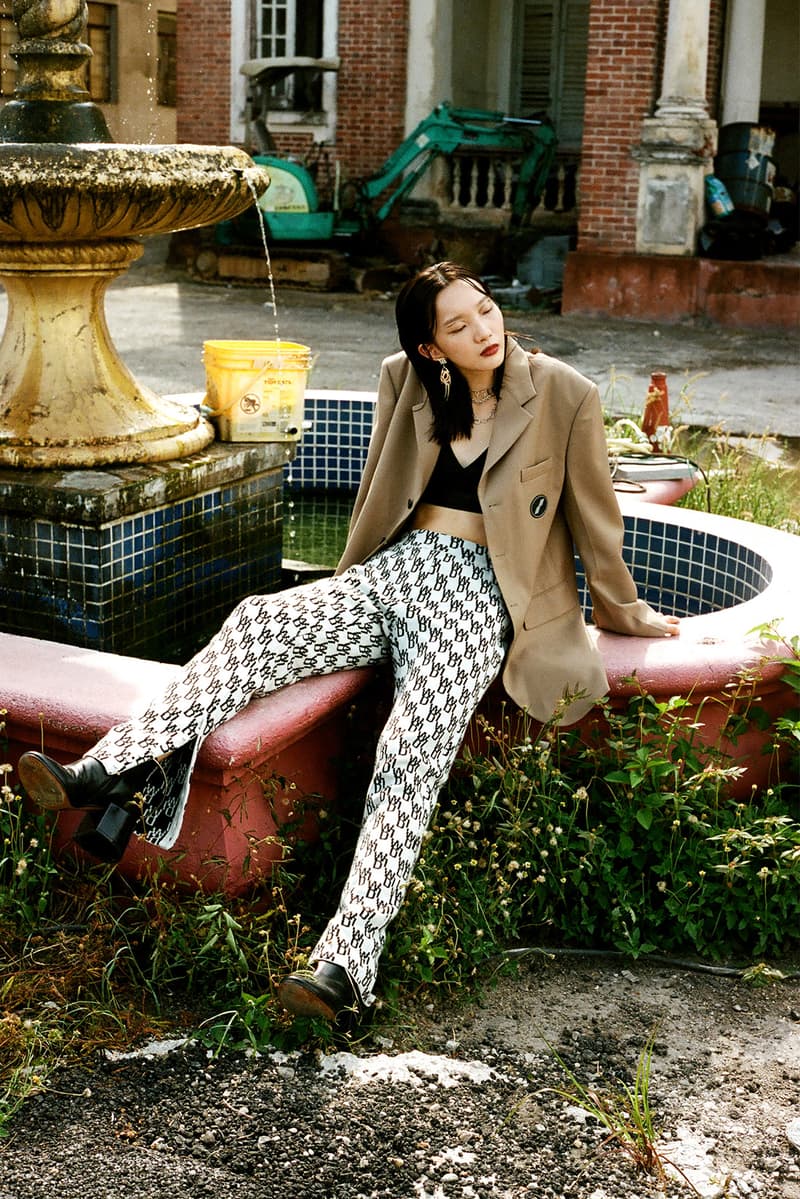 we11done fall winter lookbook editorial logo t-shirt blazers jackets pants hbxwm dami kwon jessica jung