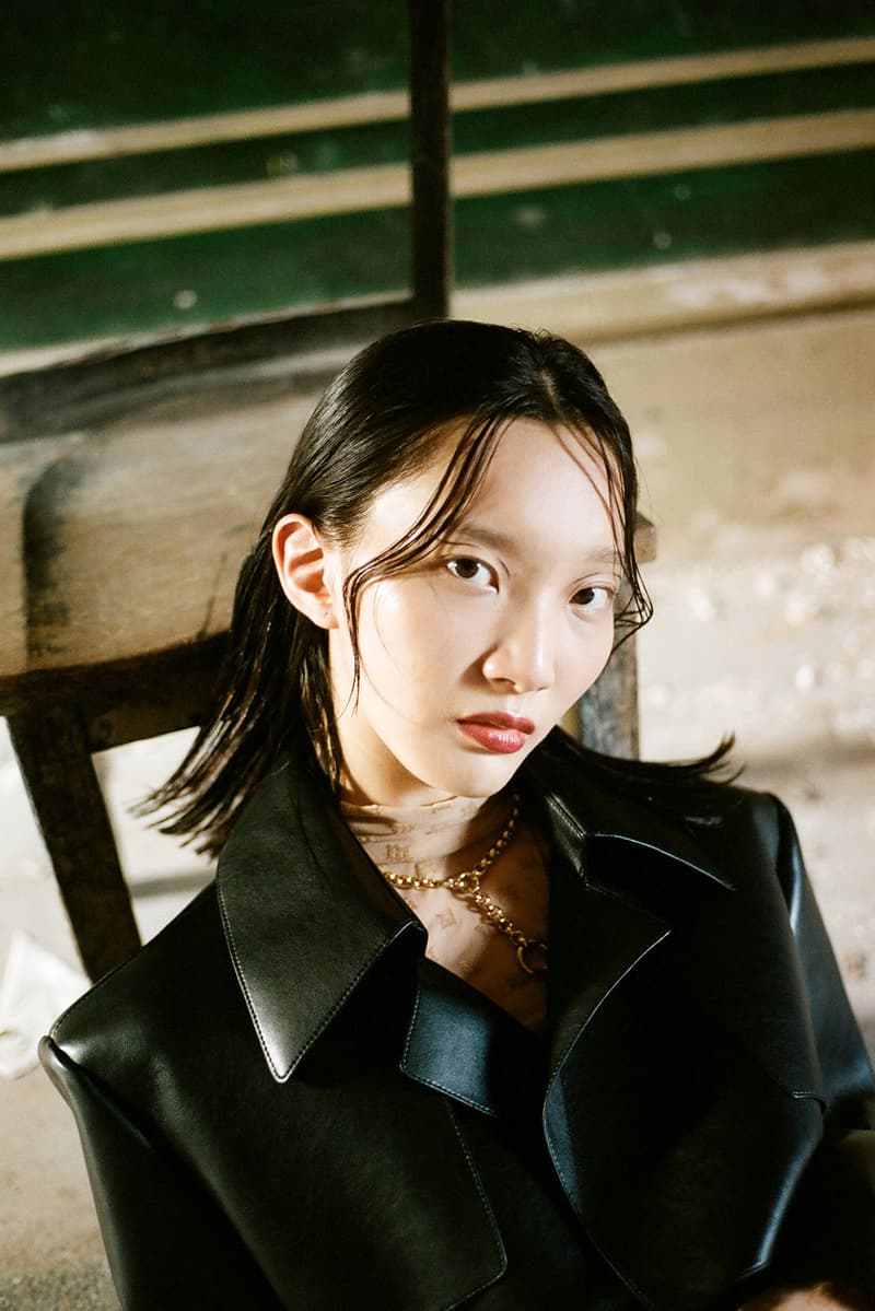 we11done fall winter lookbook editorial logo t-shirt blazers jackets pants hbxwm dami kwon jessica jung