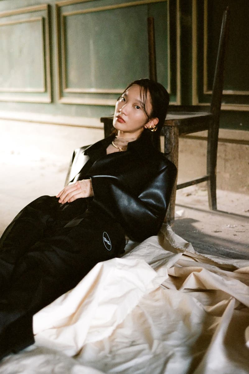 we11done fall winter lookbook editorial logo t-shirt blazers jackets pants hbxwm dami kwon jessica jung
