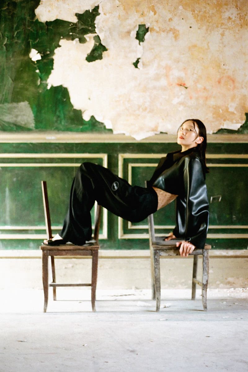 we11done fall winter lookbook editorial logo t-shirt blazers jackets pants hbxwm dami kwon jessica jung