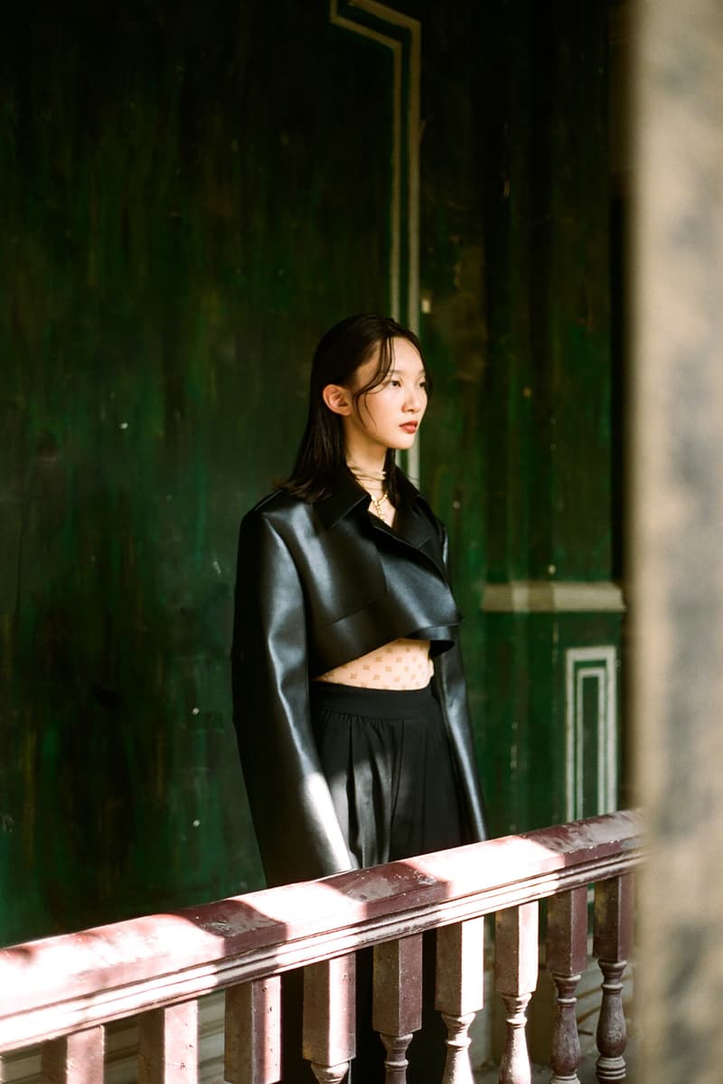 we11done fall winter lookbook editorial logo t-shirt blazers jackets pants hbxwm dami kwon jessica jung