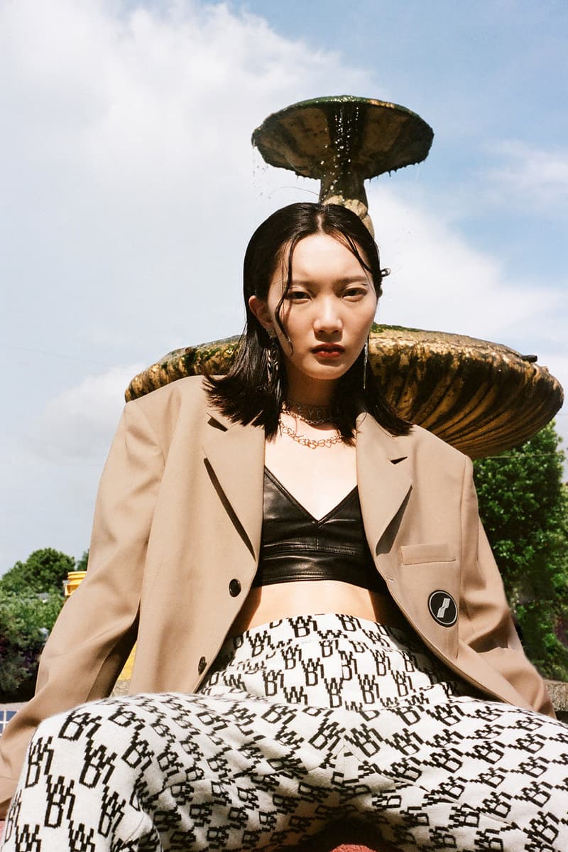 we11done fall winter lookbook editorial logo t-shirt blazers jackets pants hbxwm dami kwon jessica jung