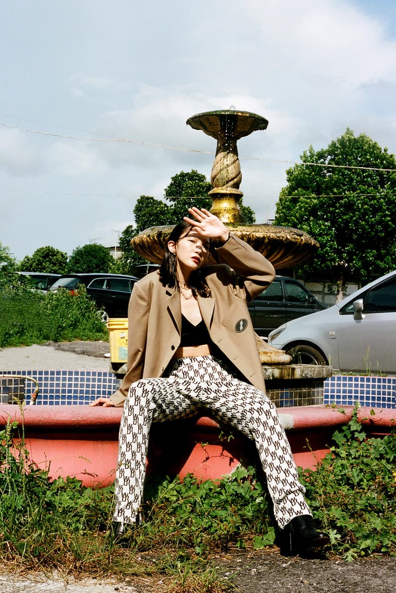 we11done fall winter lookbook editorial logo t-shirt blazers jackets pants hbxwm dami kwon jessica jung