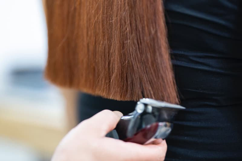 Haircut Woman Red Hair