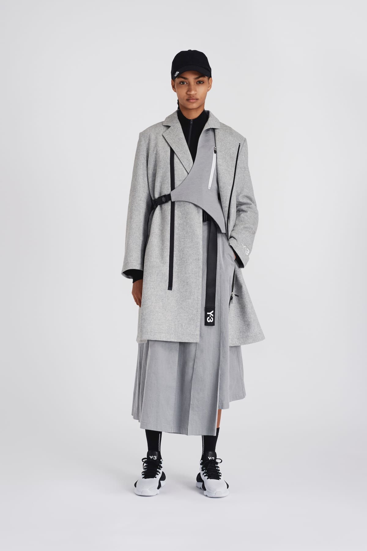 adidas grey coat