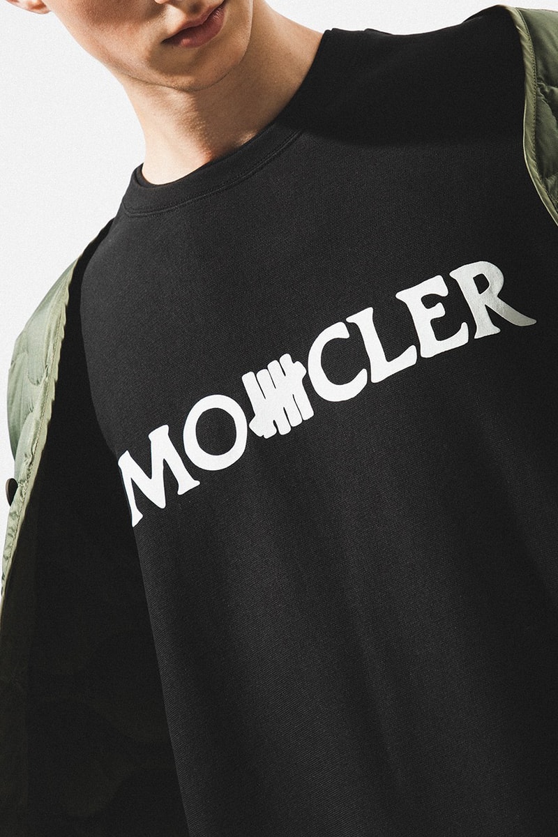2 Moncler 1952 x UNDEFEATED Collaboration Collection T-Shirt Black