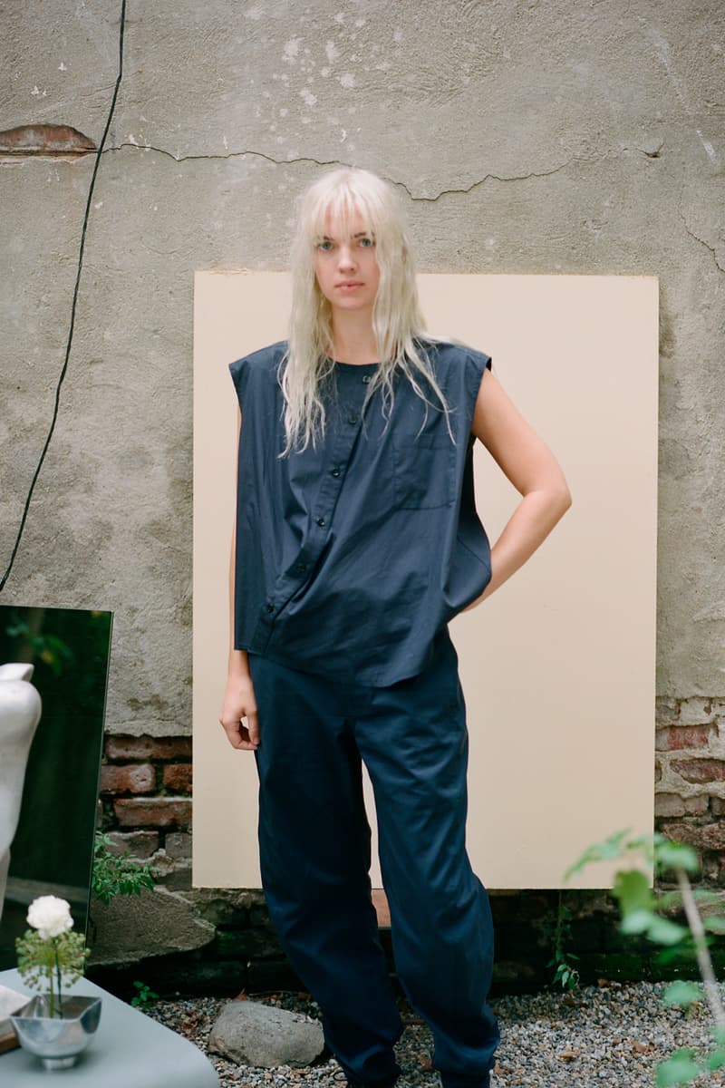 a company collection v blue jeans denim pants shirts jackets lookbook