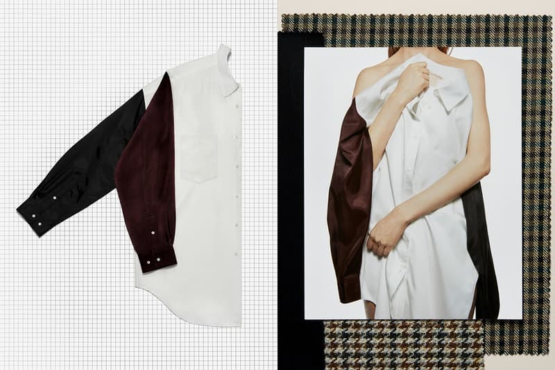 acne studios repurposed drops model upcycled sustainable denim leather jeans blazers pants capsule release