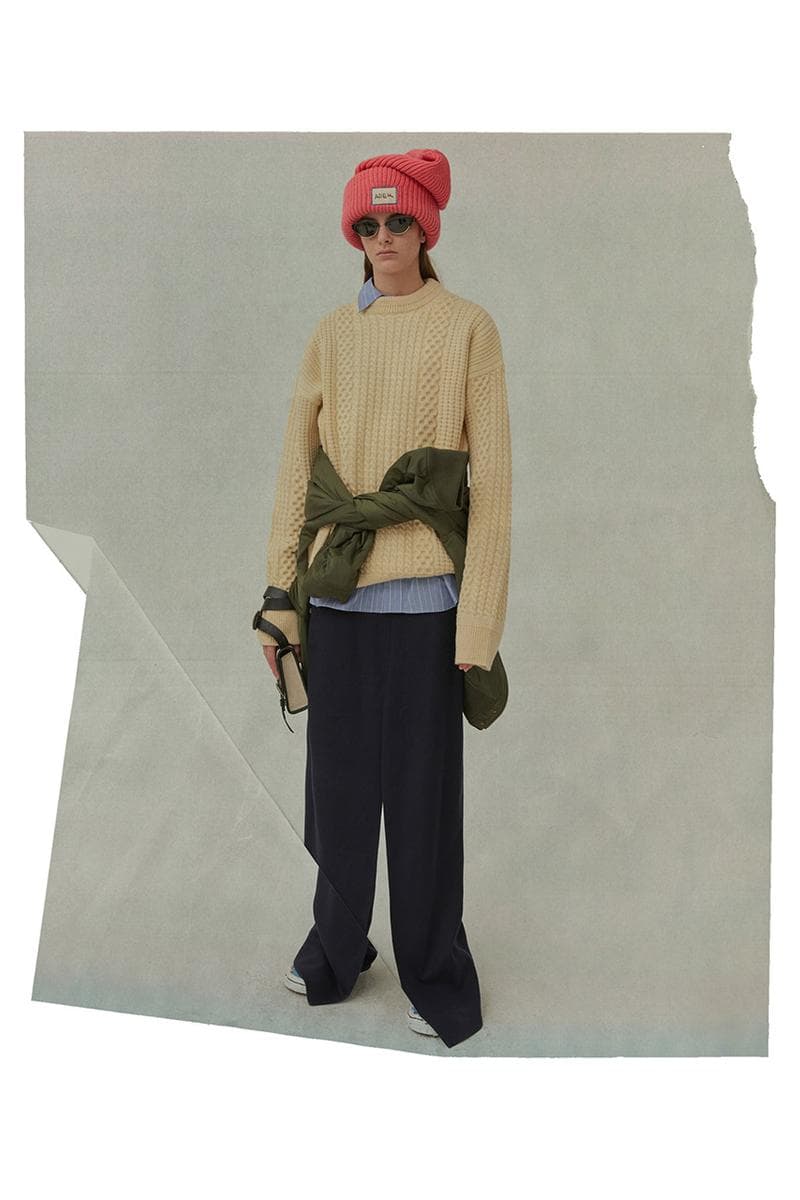 ader error fall winter lookbook release info beanies jackets jumpers knit sweaters