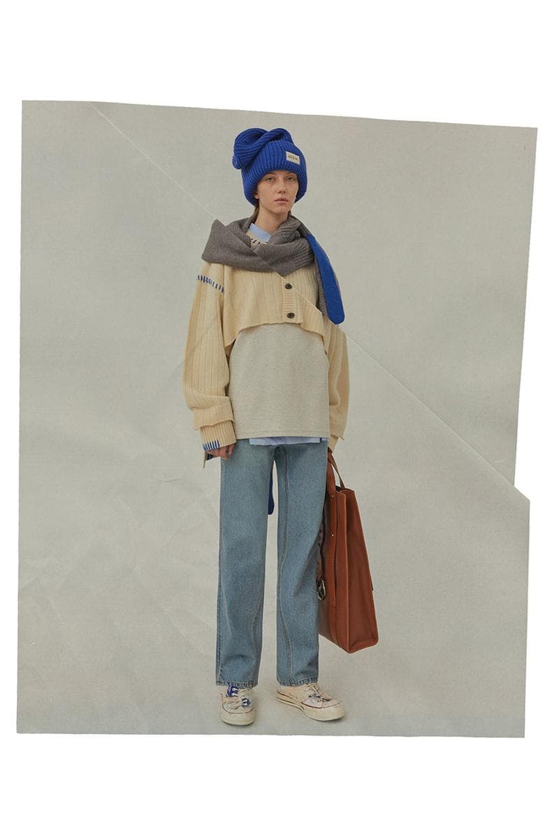 ader error fall winter lookbook release info beanies jackets jumpers knit sweaters