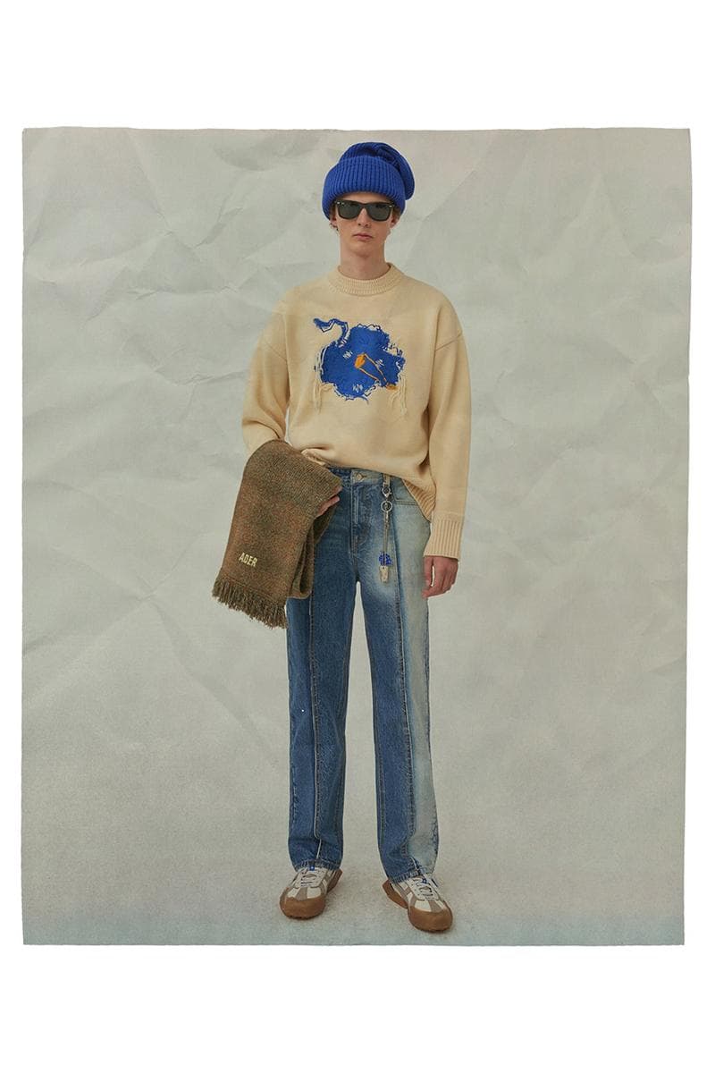 ader error fall winter lookbook release info beanies jackets jumpers knit sweaters