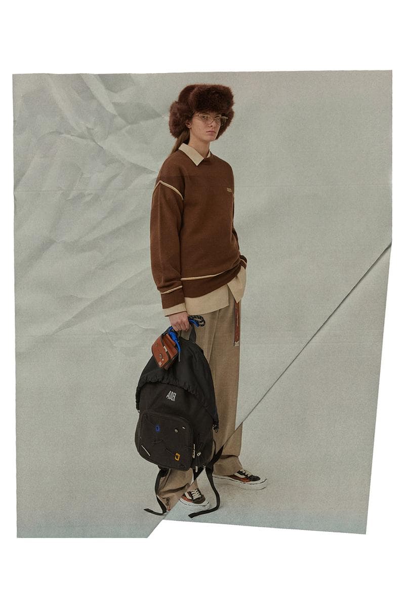 ader error fall winter lookbook release info beanies jackets jumpers knit sweaters