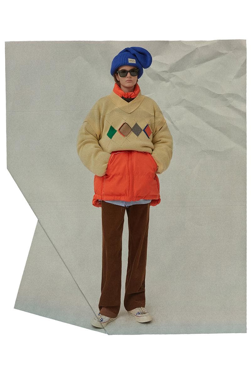 ader error fall winter lookbook release info beanies jackets jumpers knit sweaters