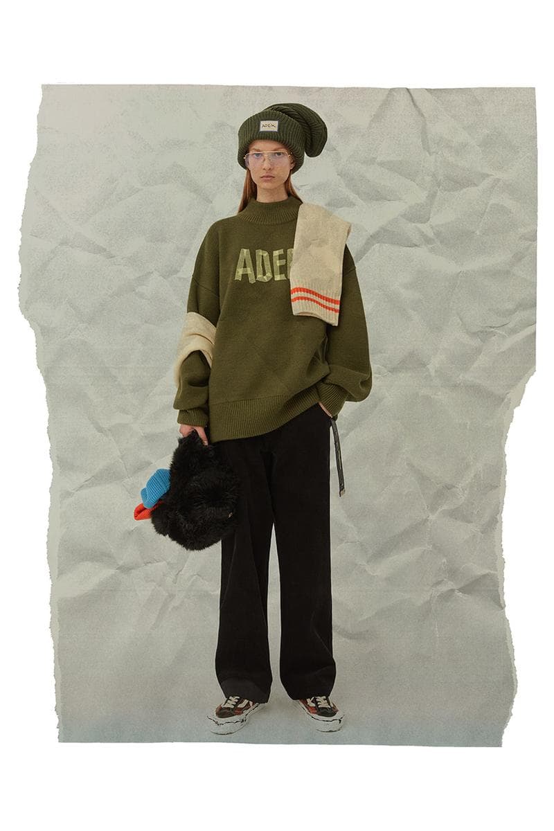 ader error fall winter lookbook release info beanies jackets jumpers knit sweaters