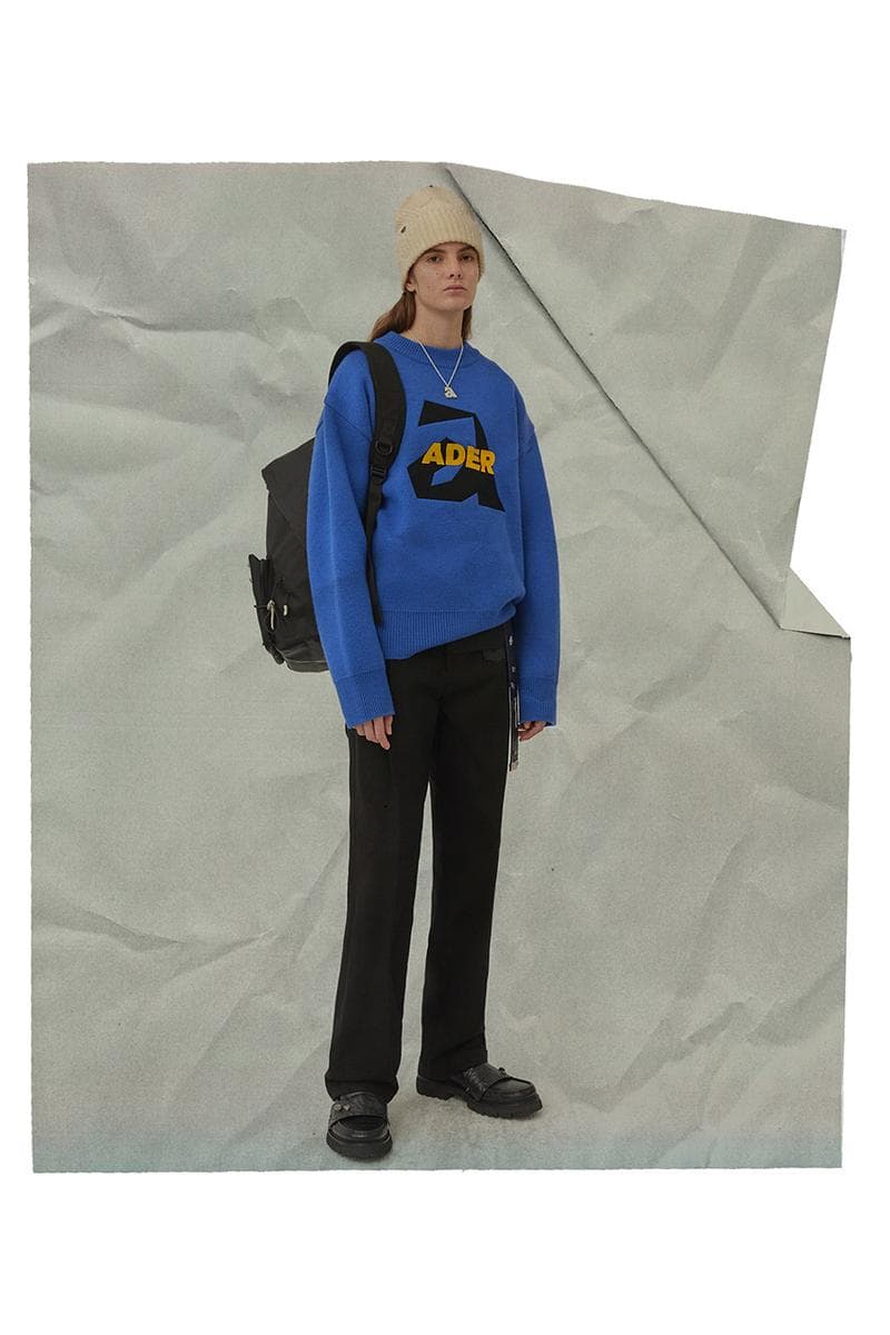 ader error fall winter lookbook release info beanies jackets jumpers knit sweaters