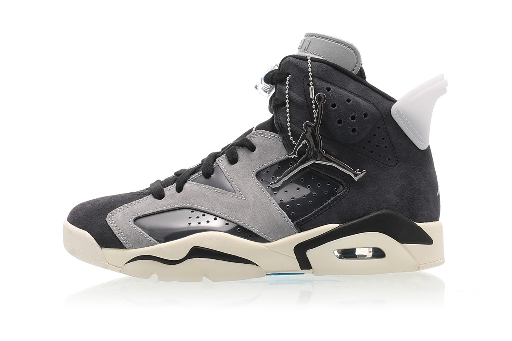 nike air jordan 6 retro chrome gray black womens exclusive sneakers release info