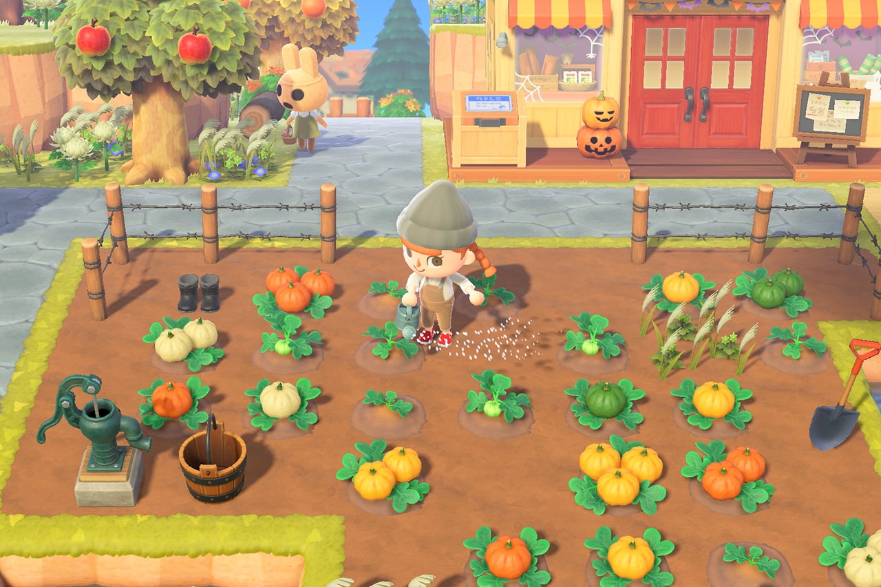 Animal Crossing New Horizons Halloween Fall Update Pumpkin Grow Island