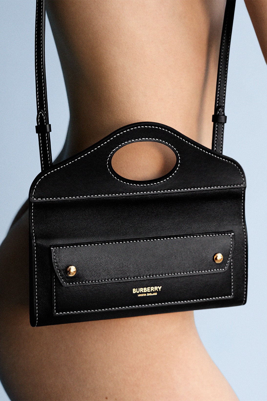 burberry b series mini pocket bag black designer riccardo tisci