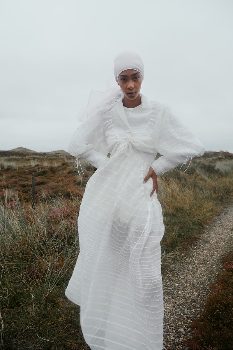 cecilie bahnsen spring summer 2021 collection paris fashion week pfw lookbook sustainable copenhagen