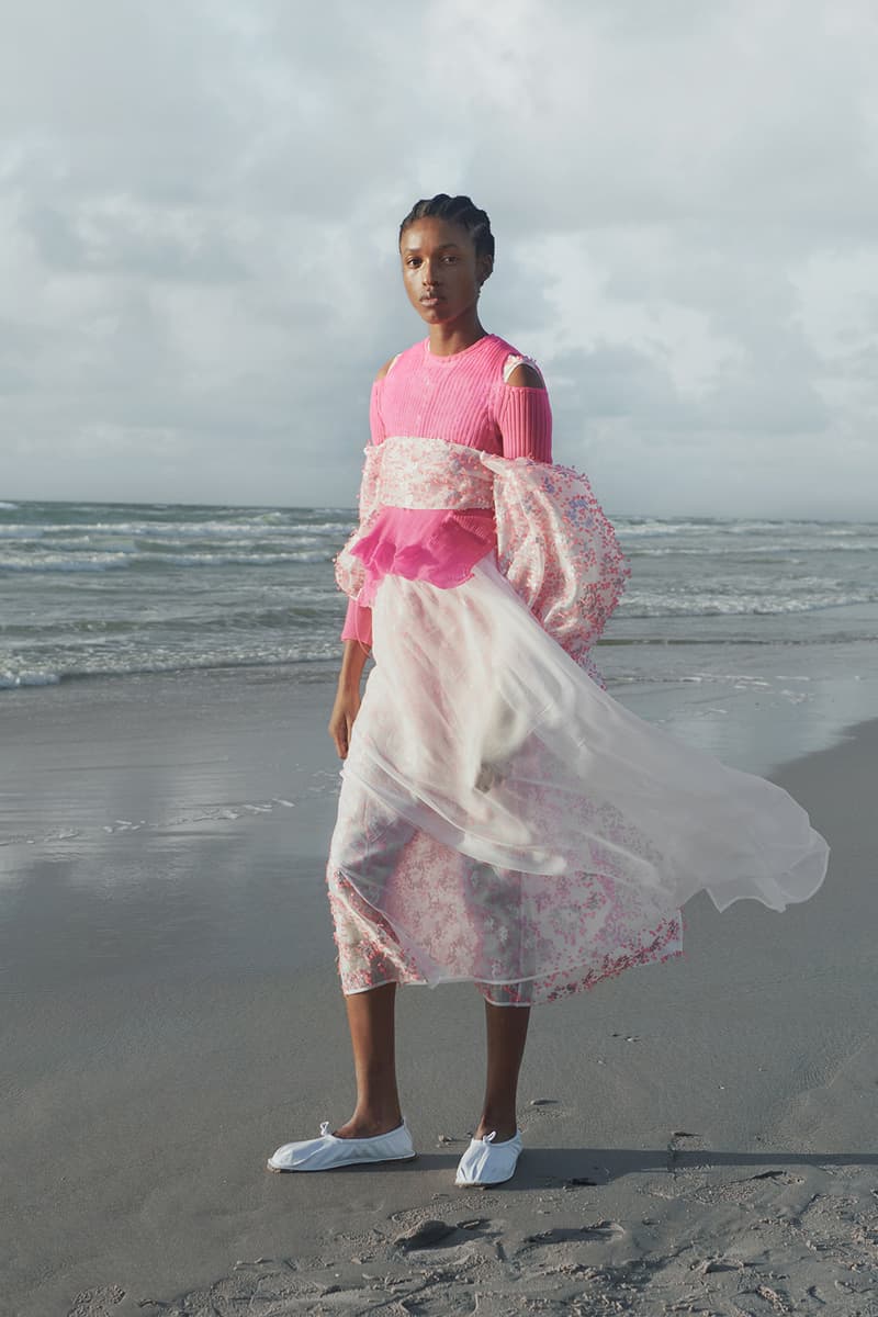cecilie bahnsen spring summer 2021 collection paris fashion week pfw lookbook sustainable copenhagen