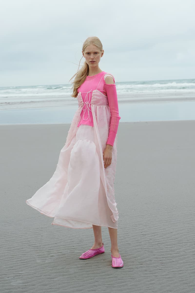 cecilie bahnsen spring summer 2021 collection paris fashion week pfw lookbook sustainable copenhagen