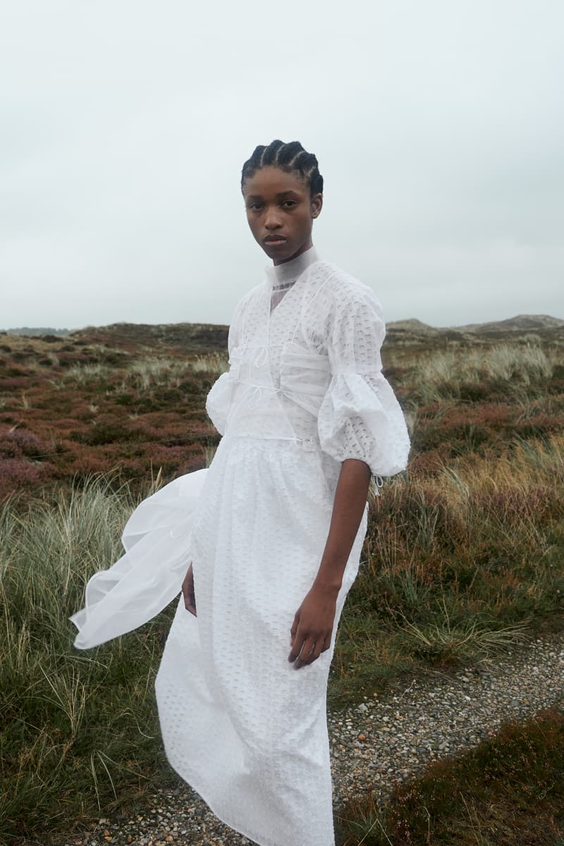 cecilie bahnsen spring summer 2021 collection paris fashion week pfw lookbook sustainable copenhagen
