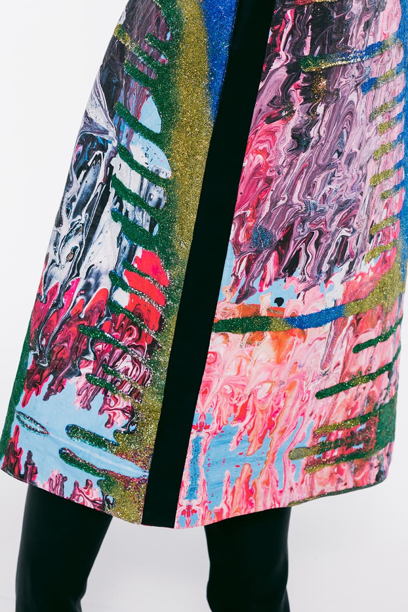 christopher kane spring summer 2021 collection london fashion week ldw lookbook art paintings