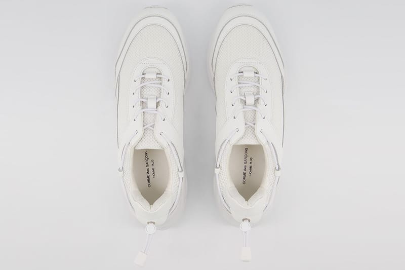 comme des garcons white trainers