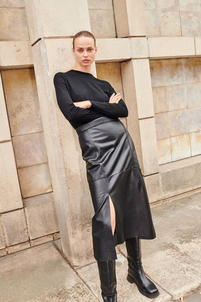 cos core by essentials fall winter minimal sustainable knitwear sweaters coats dresses