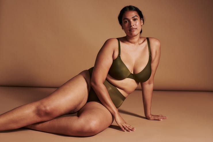CUUP's New "Moss" Collection Features Chic Lingerie in an Earthy Green Hue