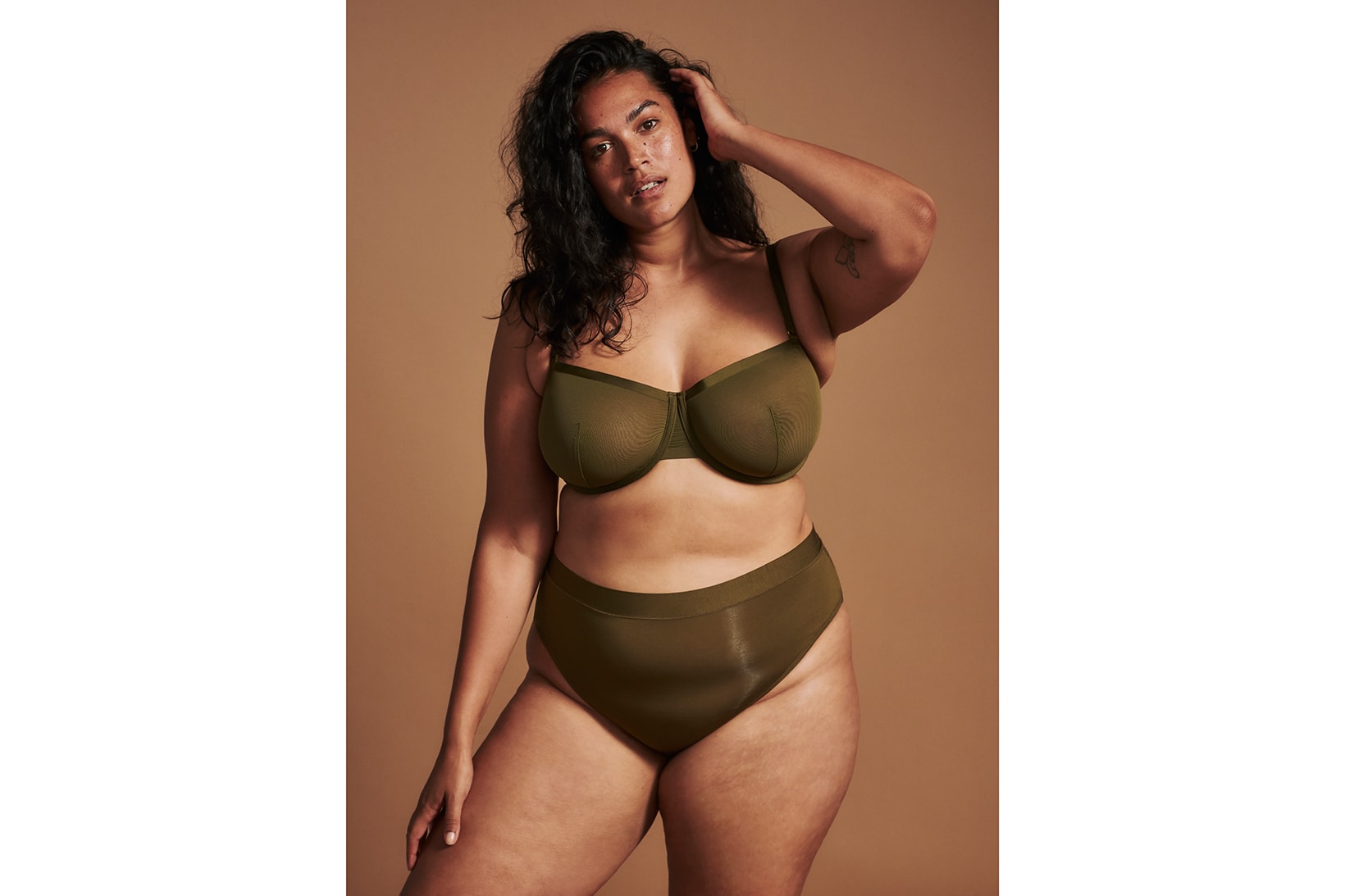cuup lingerie bras underwear moss green bras body positive inclusive sheer mesh thongs highwaist