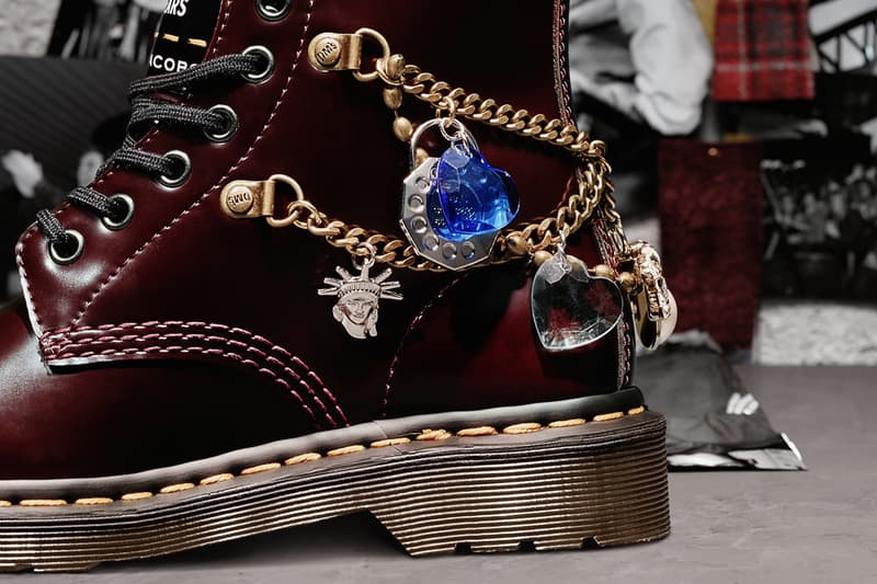 marc jacobs dr martens 1460 remastered boots collaboration vegan leather 60th anniversary release