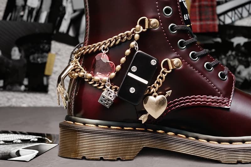 marc jacobs dr martens 1460 remastered boots collaboration vegan leather 60th anniversary release