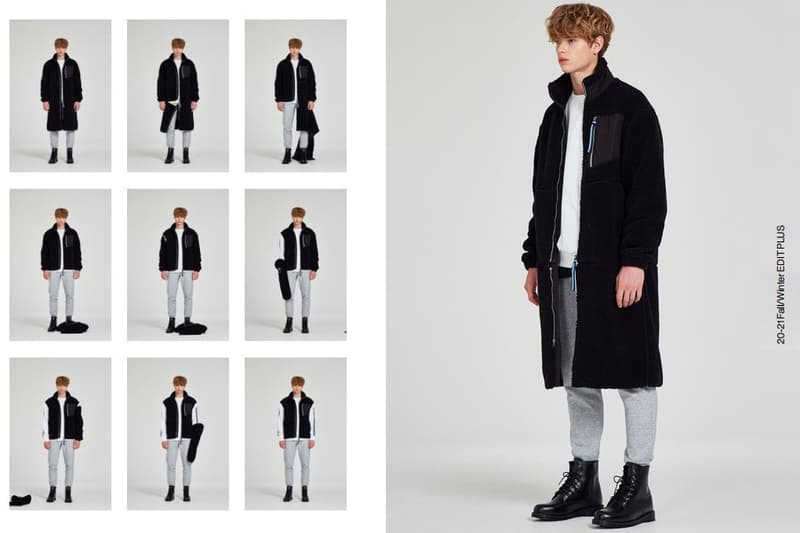 EDIT+ Fall/Winter 2020 Collection Lookbook Fleece Coat