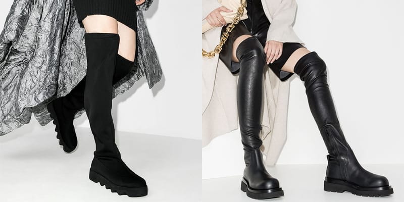 bottega veneta thigh high boots