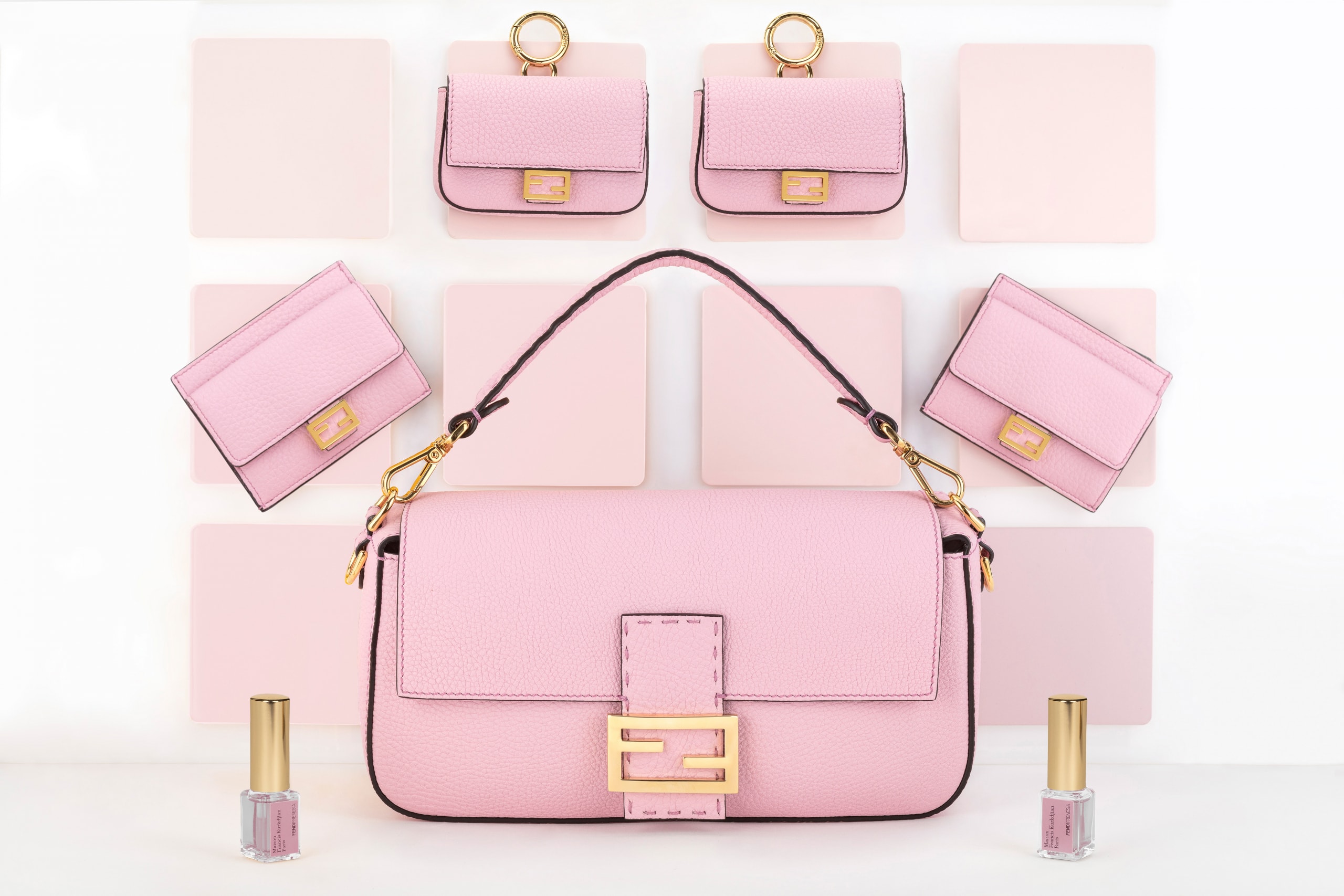 Fendi Pink Baguette Bag FENDIFRESIA Collection Scented Release Date