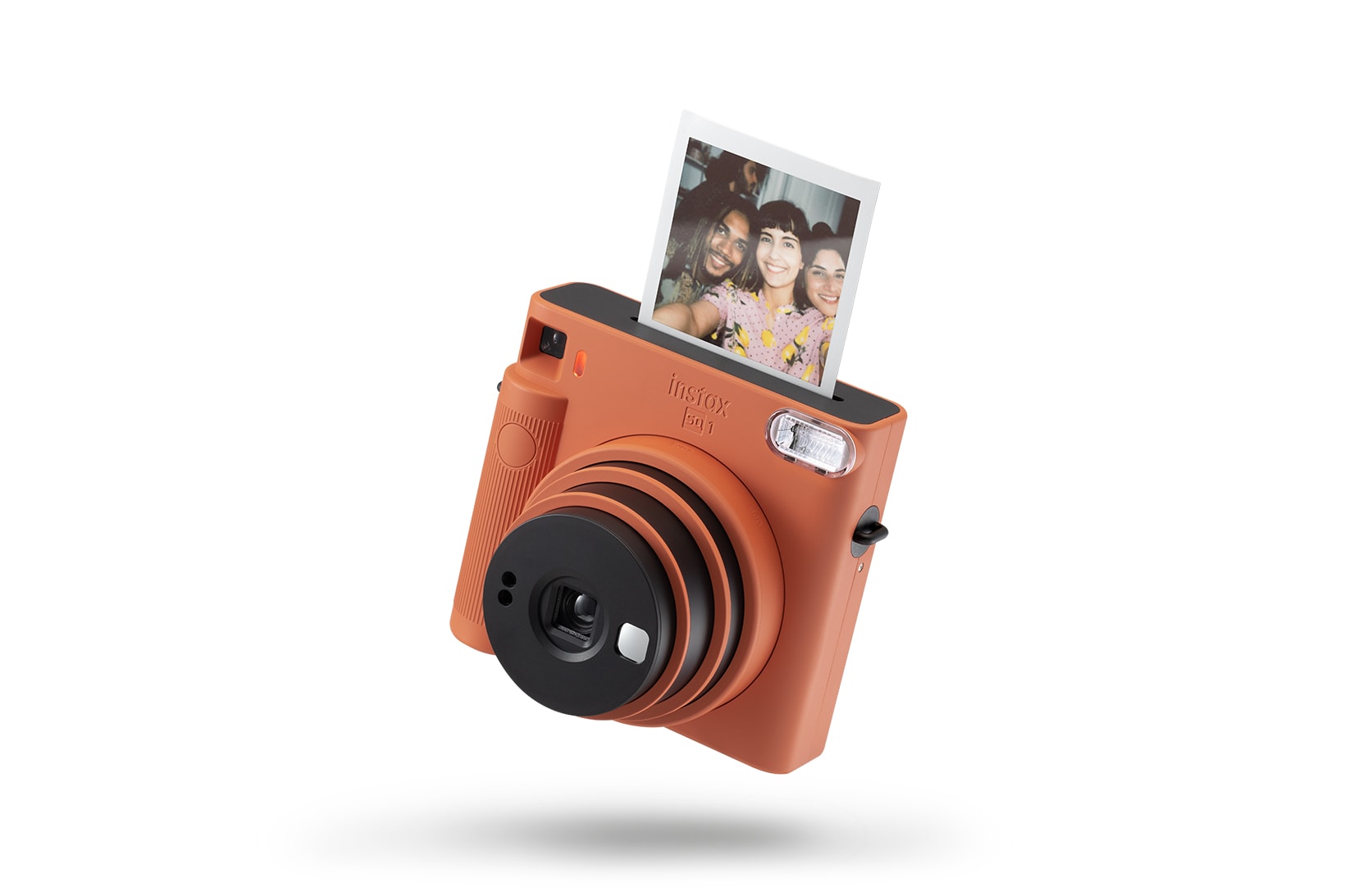 fujifilm instax square sq1 instant film camera photography pastel blue orange white