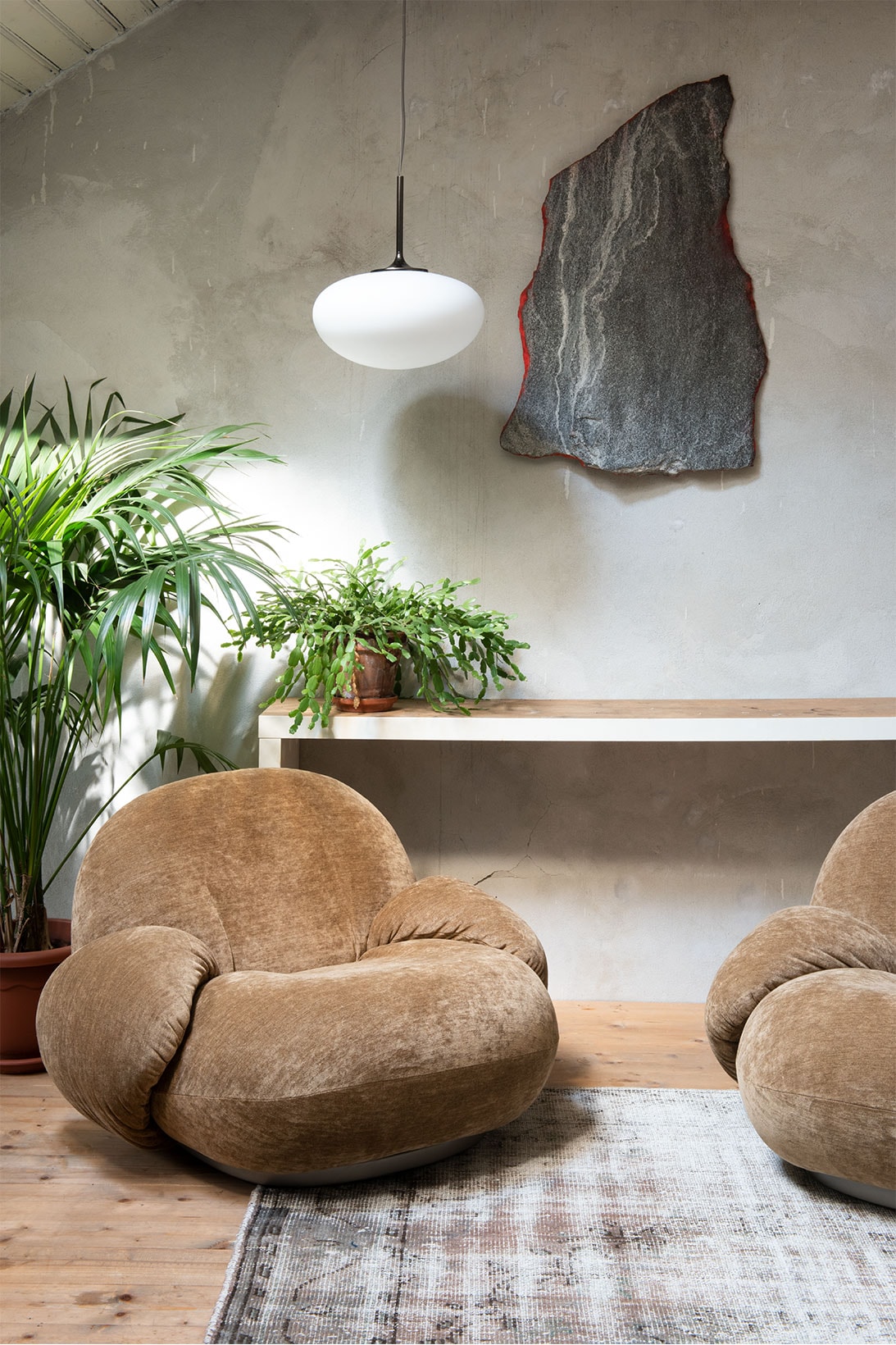 gubi minimalist lounge chairs pacha sofa ottoman couch armrest home interior design furniture price